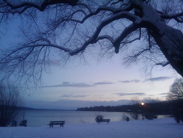 ammersee im winter