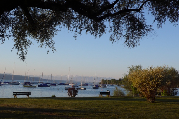 Utting am Ammersee im Sommer